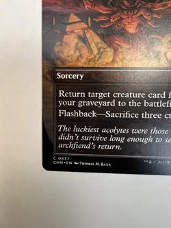 Dread Return- MTG Commander Masters- Common 0430 Regular Not-Foil NM - Image 5