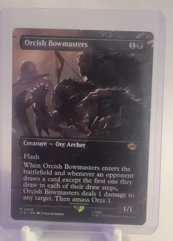 NM Orcish Bowmasters Rare Creature #433 [Borderless, Universes Beyond, Regular] - Image 1