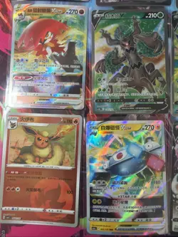 Pokemon 16 Card Lot nm V Max Mega Amazing Ex HOLO Rare Hits Only A75 - Image 3
