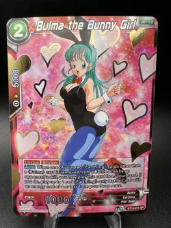 Bulma the Bunny Girl BT10-011 Gold SR Dragon Ball Super Card Game - Image 2