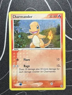Pokemon Charmander 113/112 EX FireRed & LeafGreen Holo Secret Rare 2004 Card - Image 1