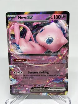 Mew ex (151/165) Pokemon TCG card from the Scarlet & Violet - Image 1
