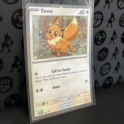 Eevee - SVP 200 Pokemon TCG Destined Rivals Cosmos Holo Black Star Promo Card - Image 1