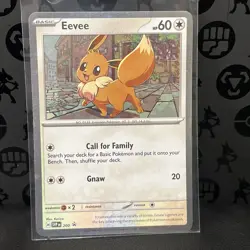 Eevee - SVP 200 Pokemon TCG Destined Rivals Cosmos Holo Black Star Promo Card - Image 2