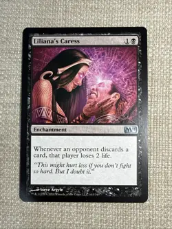 Liliana's Caress LP - Core Set 2011 (M11) - Magic the Gathering MTG - Image 1