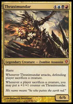 Magic the Gathering MTG Thraximundar (221) Commander 2013 MP - Image 1