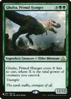 MTG magic 1x Ghalta, Primal Hunger (M/NM) The List Reprints - Image 1