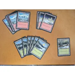 VTG Ice Age Basic Lands Lot of 75+ MTG Magic The Gathering MP/HP - Image 5