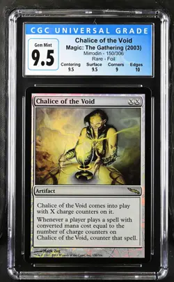 CHALICE OF THE VOID Mirrodin Foil Rare CGC 9.5 MTG [Nostalgium] - Image 1