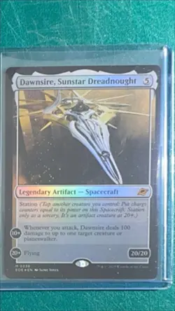 MTG Edge of Eternities Foil - Dawnsire, Sunstar Dreadnought EOE#238 - Image 1
