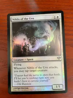 MTG Niblis of the Urn FOIL SINGLE USED EXCELLENT CONDITION SEE PHOTOS - Image 1