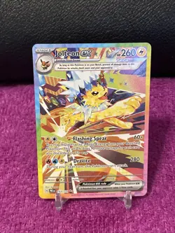 Pokemon Jolteon ex 260HP Special Illustration Rare Tera 153/131 Prismatic Holo - Image 1