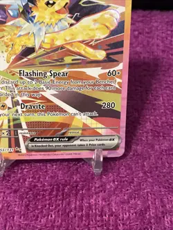 Pokemon Jolteon ex 260HP Special Illustration Rare Tera 153/131 Prismatic Holo - Image 5