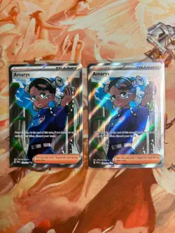 x1 Amarys 132/131 Ultra Rare Prismatic Evolutions Pokemon NM - Image 1
