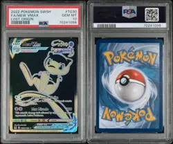 Pokemon Mew VMAX TCG Lost Origin Trainer Gallery TG30 Holo Ultra Rare PSA 10 - Image 1