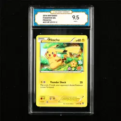 TQG 9.5 MINT+ 2014 Pokemon ENG Pikachu 27/111 C - Image 1