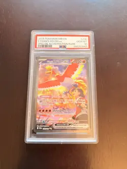 2025 Pokemon Destined Rivals 230/182 Ethan's Ho-oh ex SIR PSA 10 - Image 1