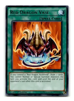 Red Dragon Vase - LC5D-EN077 1st Edition Rare - YuGiOh-LP - Image 1