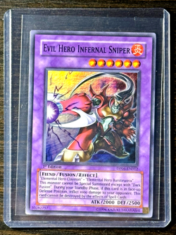 Yugioh! - Evil Hero Infernal Sniper [DP06-EN012] - SUPER RARE - 1st Edition - NM - Image 1