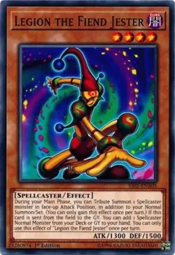 Legion the Fiend Jester - SS01-ENA05 - Common - 1st Edition x1 - Lightly Played - Image 1