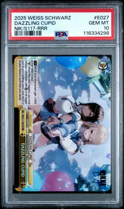 2025 Weiss Schwarz Goddess of Victory Nikke Dazzling Cupid RRR E027 PSA 10 - Image 1