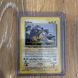 Raikou - 13/64 - Pokemon Neo Revelation Unlimited Holo Rare Card WOTC LP - Image 1