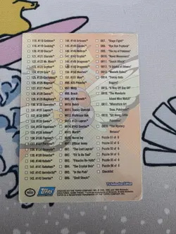 Pokemon Card - Pokemon Checklist Topps TV Animation Edition Series 3 Foil - Image 2