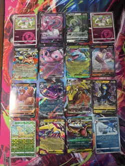 Pokemon 16 Card Lot nm V Max Mega Amazing Ex HOLO Rare Hits Only A16 - Image 1
