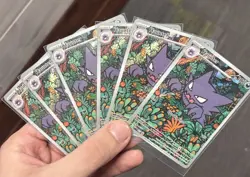 6x Haunter 027 Promo Cards - Holo Mega Evolution Gengar Battle Deck Exclusive NM - Image 1