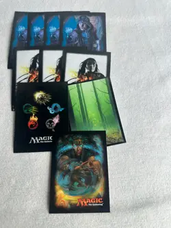 Magic The Gathering MTG (10) TCG CCG Trading Card Deck Sleeves Used Condition - Image 1