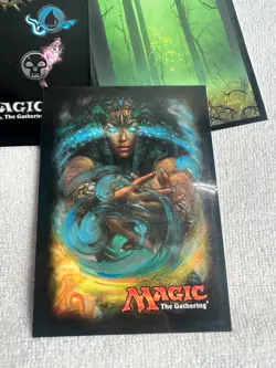 Magic The Gathering MTG (10) TCG CCG Trading Card Deck Sleeves Used Condition - Image 2