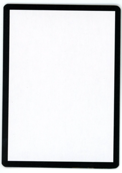 Mtg Magic Black Border Blank Front Mtg Magic Card Back Filler Misprint Error - Image 1