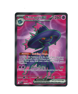 Mismagius EX 112/094 Phantasmal Flames Full Art holo Pokemon TCG Card - Image 1