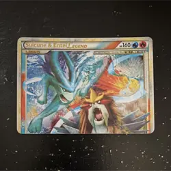 Suicune & Entei Legend Ultra Rare Holofoil Unleashed 94/95 Pokemon Card - Image 1