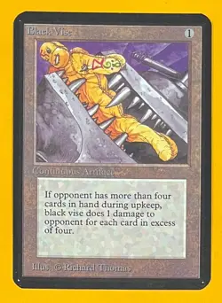MTG BLACK VISE Alpha (OldManMTG 013-540) - Image 1