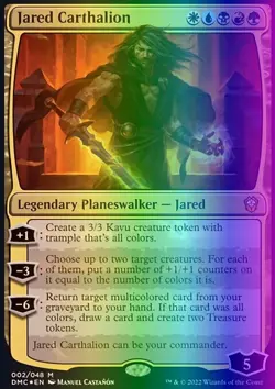 MTG Jared Carthalion (2/265) Dominaria United Commander NM FOIL - Image 1