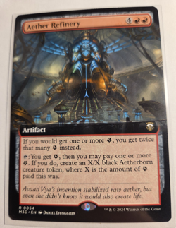 MTG, Aether Refinery (Extended Art)- Commander: Modern Horizons 3 Regular NM - Image 1