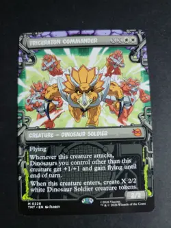 Triceraton Commander (Showcase) Mythic MTG Ninja Turtles - Image 1