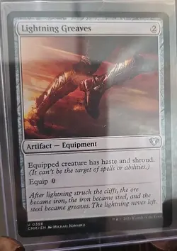 Lightning Greaves Commander Masters MTG Regular Near Mint - Image 3