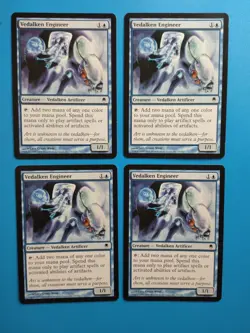 MTG 4x Vedalken Engineer x4 LP Darksteel Magic Playset - Image 1