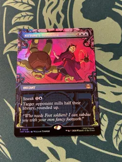 Kitsune’s Technique 229 Showcase Foil Teenage Mutant Ninja Turtles TMNT TMT MTG - Image 1