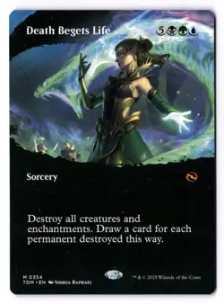 Death Begets Life NM* BORDERLESS Tarkir: Dragonstorm 0354 mtg -UnltdCards - Image 1