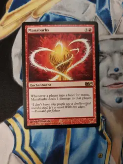 Manabarbs MTG Magic 2010 Rare Red Enchantment Slightly Played x1 MB4 - Image 2