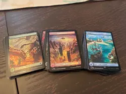 Magic the Gathering 100 Full Art Foil Lands - Image 1
