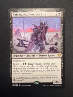[1x] Varragoth, Bloodsky Sire Near Mint, English Kaldheim MTG Magic - Image 1