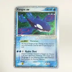Pokemon TCG Kyogre EX Crystal Guardians Holo Rare 95/100 MP Condition - Image 2
