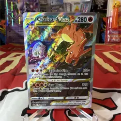 Pokemon Charizard VSTAR Promo Holo 280 HP SWSH262 Sword & Shield w/ Zard Sleeve! - Image 1