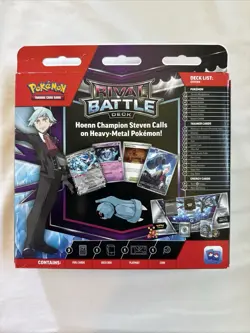 Pokemon Rival Battle Deck Steven's Beldum Illustration Metagross Ex *New Sealed* - Image 3