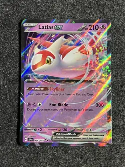Pokemon Surging Sparks Latias ex 076/191 Double Rare - Image 1