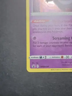 Pokemon Gengar Prerelease Promo Stamped Holo SWSH241 Sword & Shield 120HP - Image 3